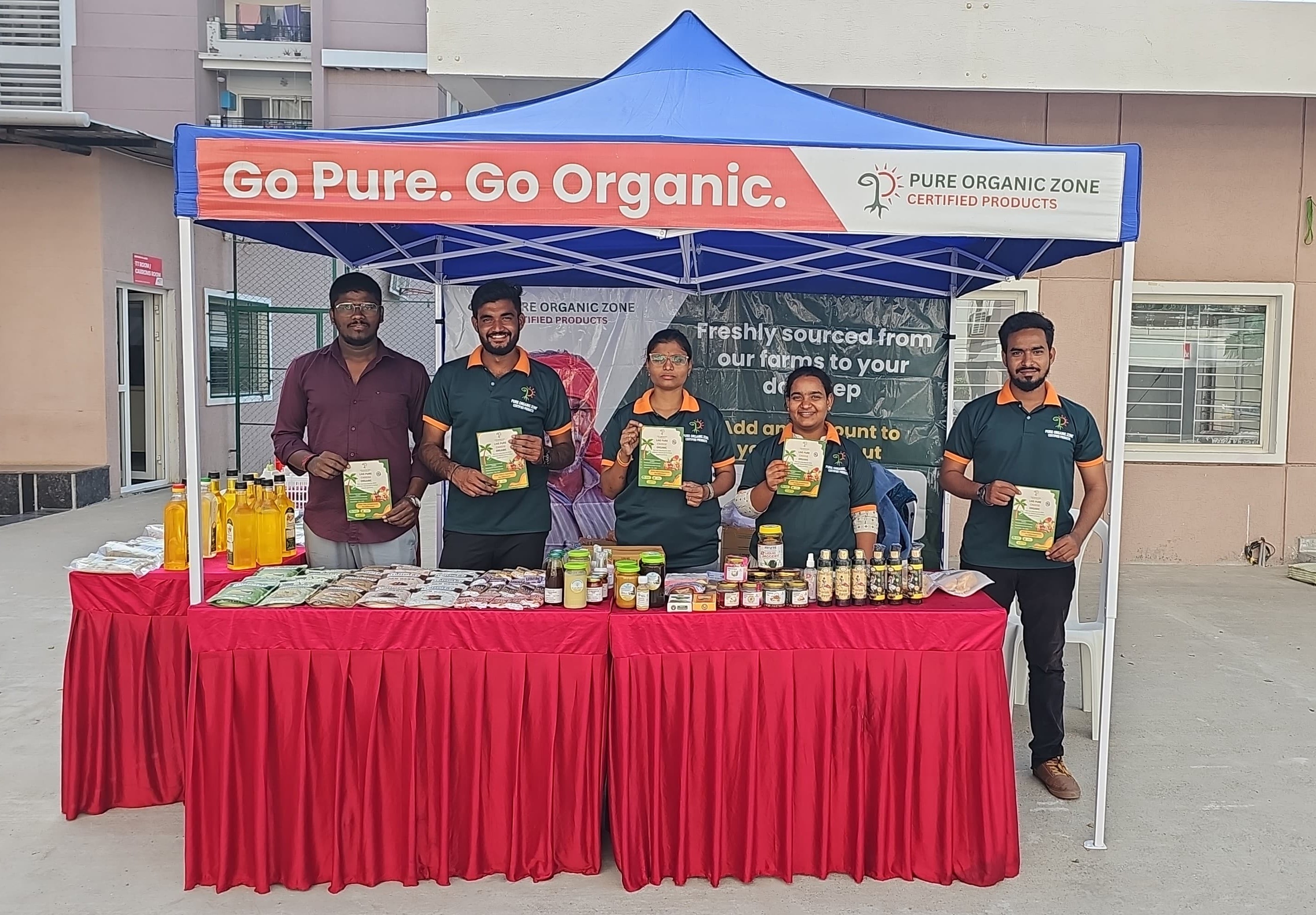 Pure Organic Zone Spreads Organic Awareness with Community Event Stall